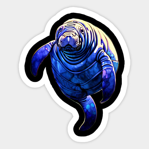 Manatee Sticker by Trip Tank